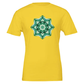 Emerald Sacred Geometry Mandela T-Shirt