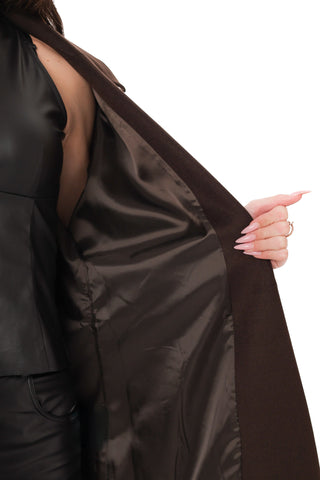 Elan Structured Short-Sleeve Coat