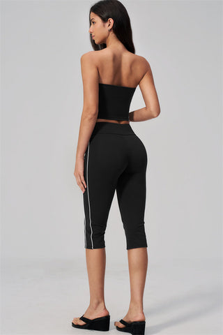 The Breathe Tube Top Capri Leggings 2-Piece Set