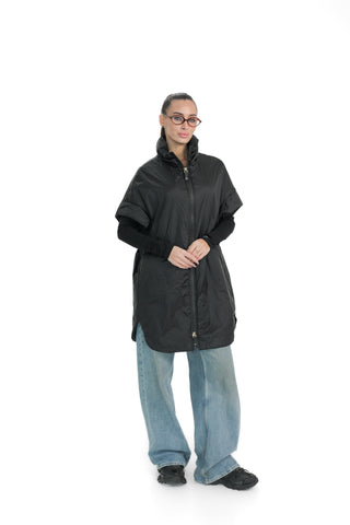 Emery Relaxed Fit Vest in Black