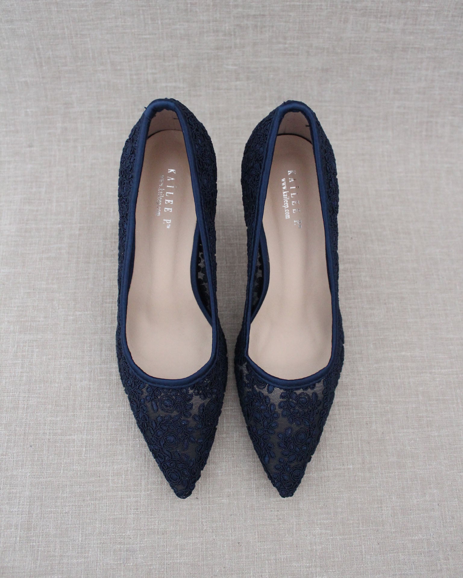 Lace Evening Pump