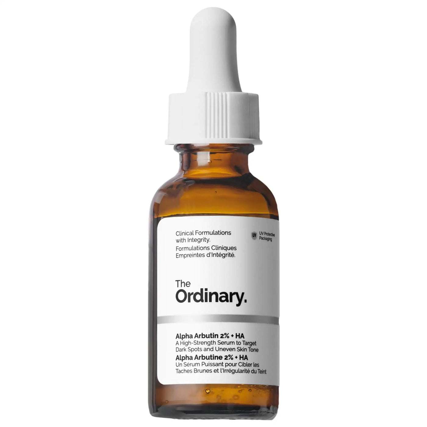 The Ordinary Alpha Arbutin 2% + HA Hyperpigmentation Serum - Vegan, Cruelty-Free, Gluten-Free Dark Spot Corrector for All Skin Types