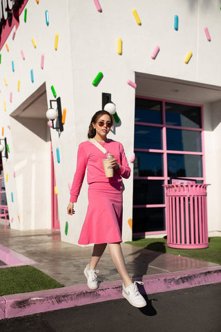 O Skirt- Hot Pink