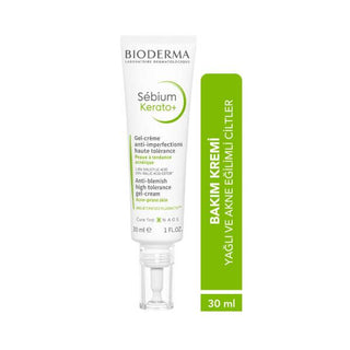 Bioderma Sebium Kerato+ Gel Cream for Oily and Acne-Prone Skin - Dermatologically Tested, Salicylic Acid Skincare - Glamourous Grace