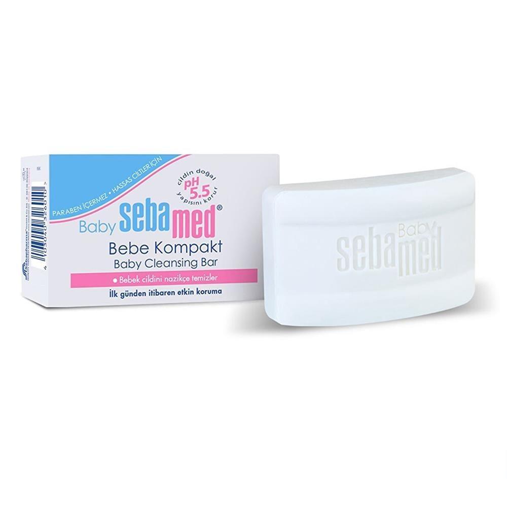 Sebamed Baby Cleansing Bar - Gentle Soap-Free Wash for Sensitive Skin, pH 5.5, Protects Newborn Skin, 100gr - Glamourous Grace