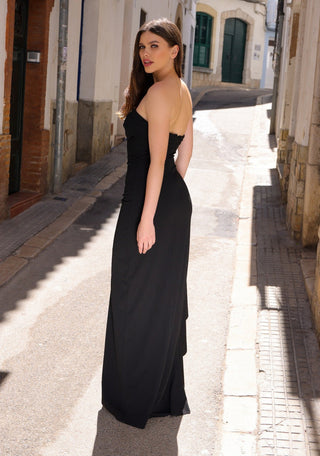 Marie Strapless Maxi Dress - Black - Glamourous Grace
