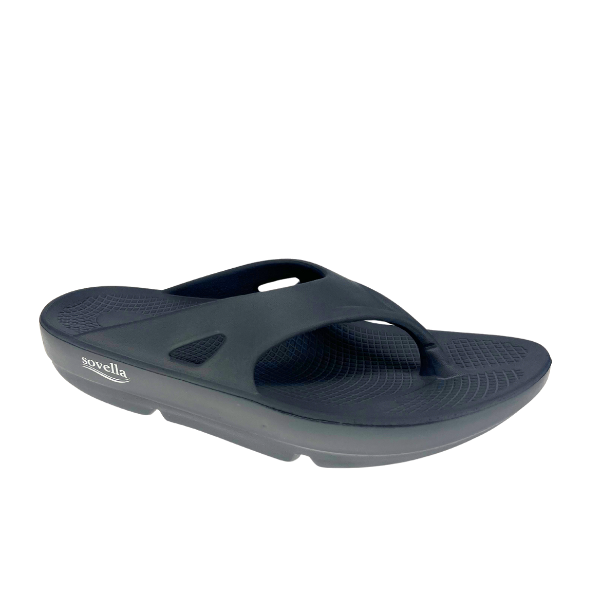 Sovella Active Recovery Sandals Men's PF Thong Dark Grey - Glamourous Grace