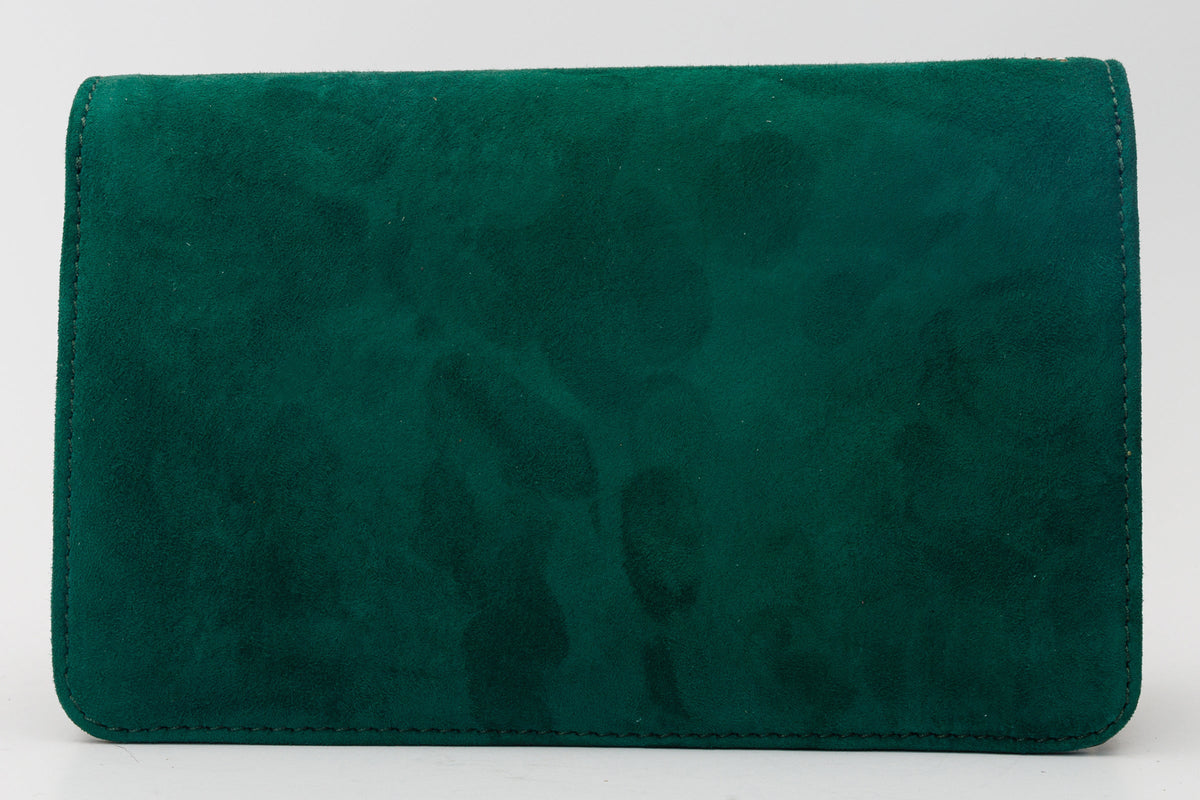 The Palma Green Glitter Leather Handbag