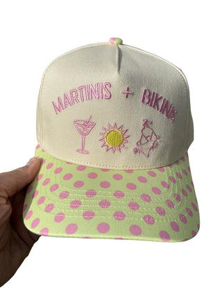 Martinis & Bikinis Baseball Hat