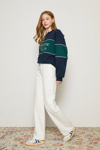 Coney Island Whitefish High Rise Wide Jeans HJ007 - Glamourous Grace