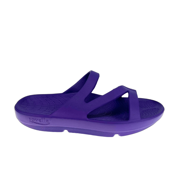 Sovella Active Recovery Sandals Women's PF Slide Purple - Glamourous Grace