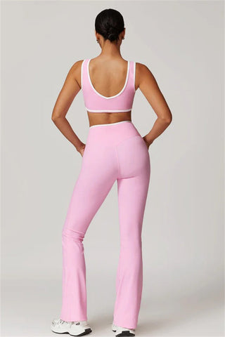 The Stamina Sports Bra Flared Leggings 2-Piece Set