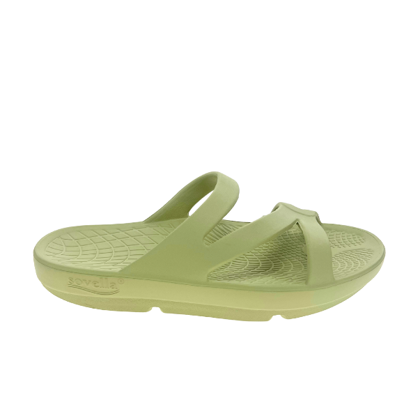 Sovella active Recovery Sandals Women's PF Green Slide - Glamourous Grace