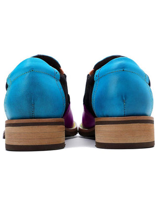 Bohemian Painted Brogue Genuine Leather Shoes