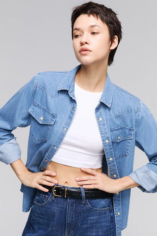 The Freeway Classic Western Shirt HJ908 - Glamourous Grace