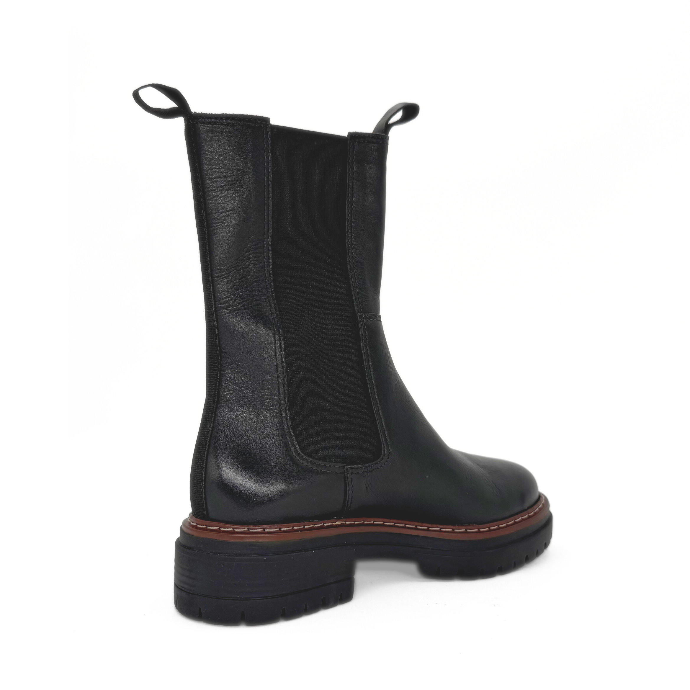 Sherry Leather Lugsole Booties