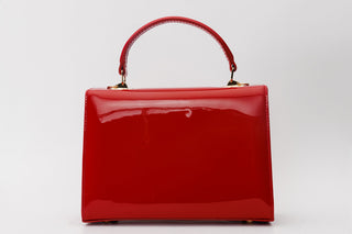 The Ege Red Patent Leather Handbag