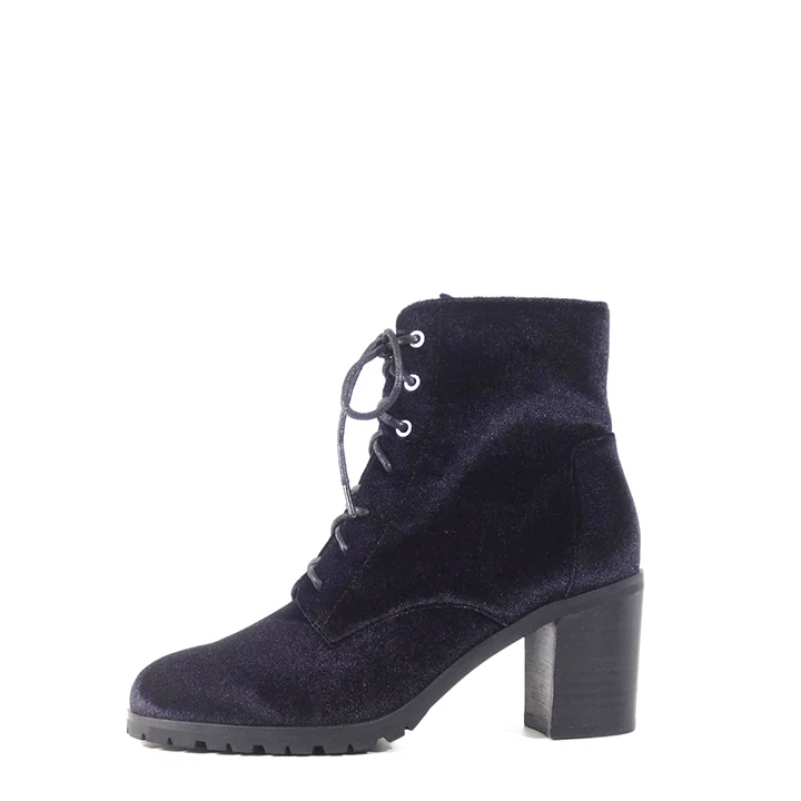 Timothy Velvet Booties - Glamourous Grace