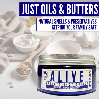 Botanical Mango & Coconut Whipped Body Butter – ALIVE