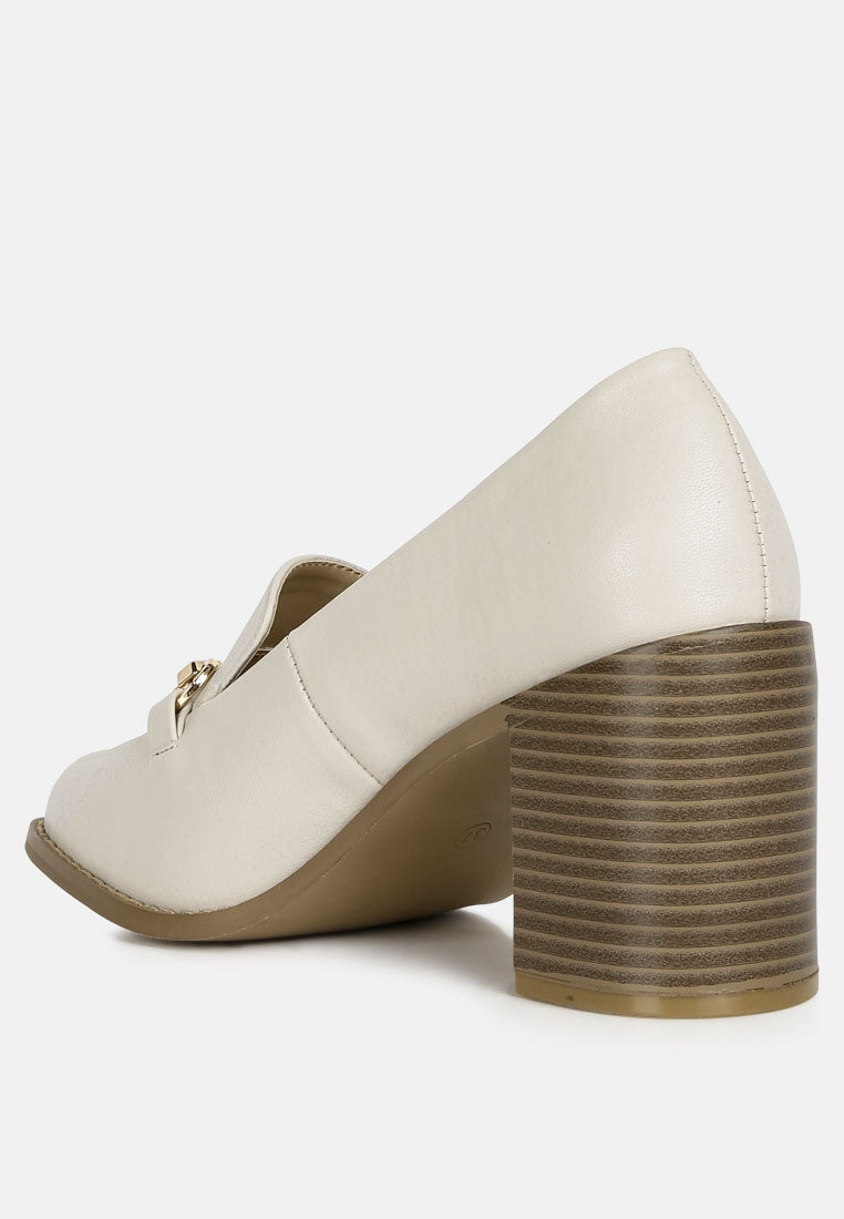 Boss Fav Classic Block Heel Loafers - Glamourous Grace