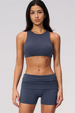 The Twirl Open Back Sports Bra Shorts 2-Piece Set