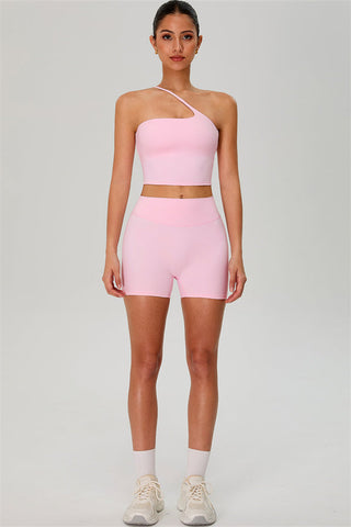 The Jewel One-Shoulder Crop Top
