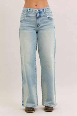 Judy Blue High Waist Column Straight Jeans 881044