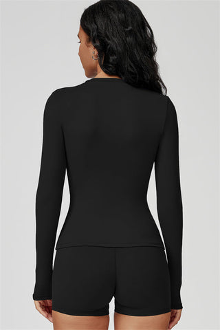The Oasis Long Sleeve T-shirt Shorts 2-Piece Set