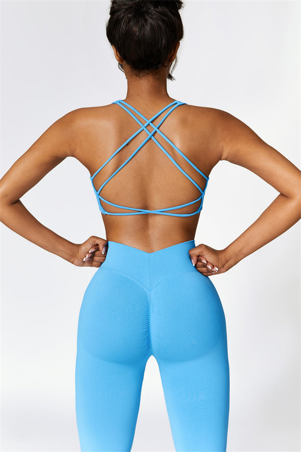 The Harper Emily Aura Sports Bra Leggings 2-Piece Set - Glamourous Grace