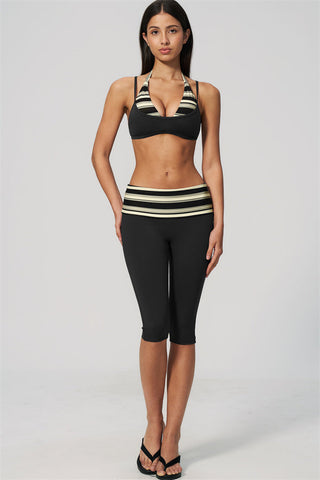 The Enliven Sports Bra Capri Leggings 2-Piece Set