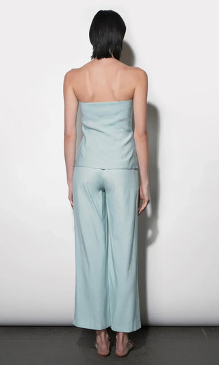 Yuri Sky Blue Strapless Vest top - Glamourous Grace