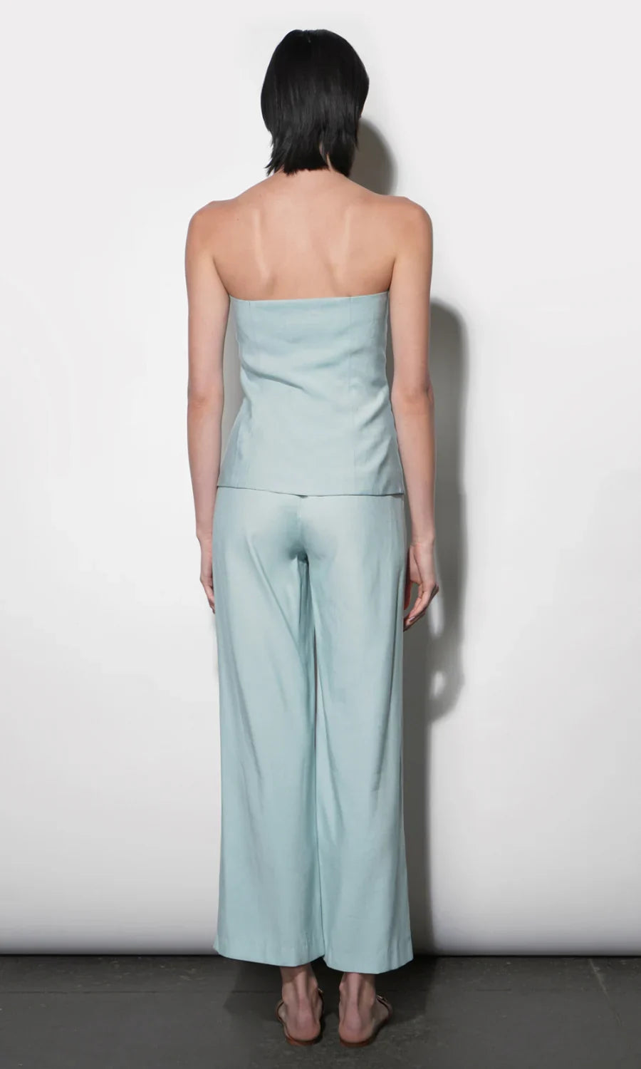 Yuri Sky Blue Strapless Vest top - Glamourous Grace