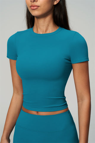 The Zura T-shirt Capri Leggings 2-Piece Set