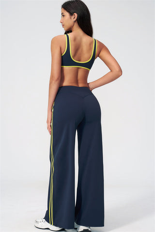 The Evoke Sports Bra Straight Leg Pants 2-Piece Set
