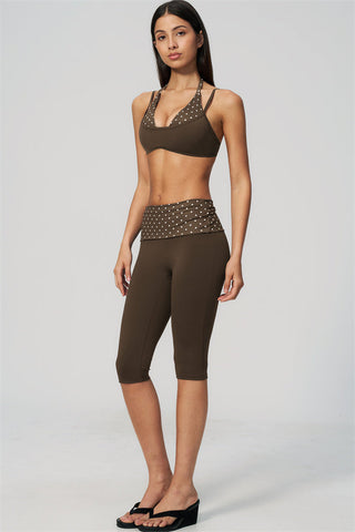 The Enliven Sports Bra Capri Leggings 2-Piece Set