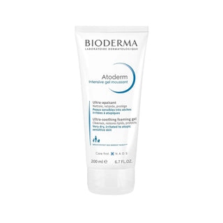 Bioderma Atoderm Intensive Foaming Gel - Gentle, Dermatologically Tested Cleanser for Dry & Sensitive Skin - Glamourous Grace