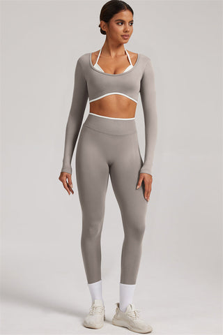 The Elevate New Long Sleeve Crop top