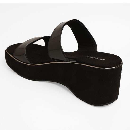 Serene - Black Wedges