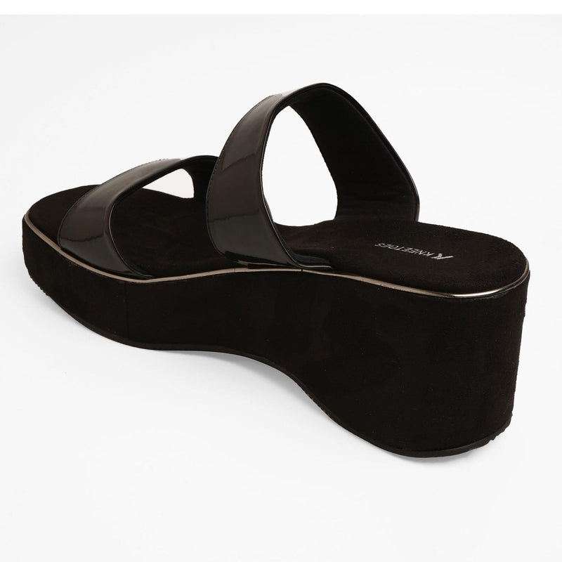 Serene - Black Wedges - Glamourous Grace