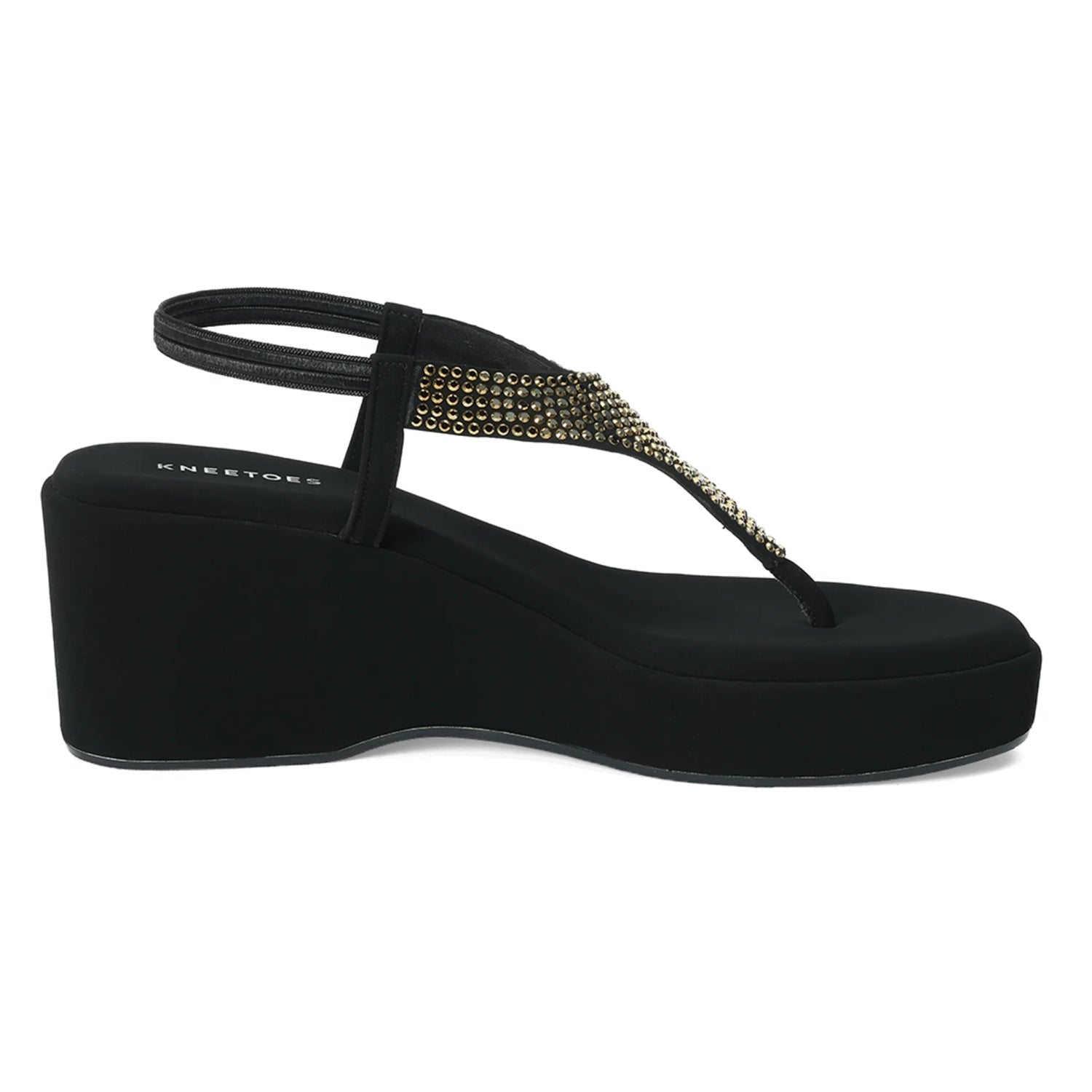 Merlot - Black Wedges - Glamourous Grace