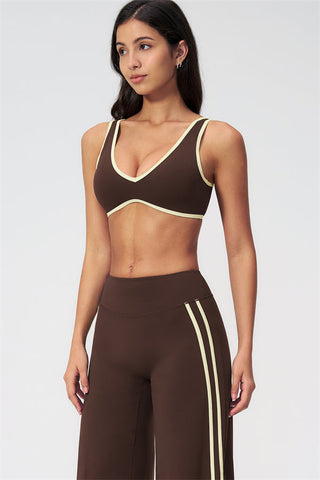 The Evoke Sports Bra Straight Leg Pants 2-Piece Set