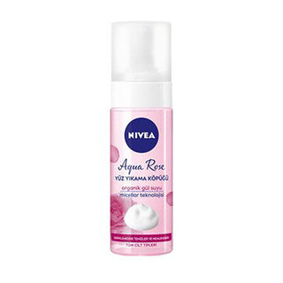Nivea Aqua Rose Face Wash Foam 150ml - Gentle Cleansing | Soft Foam - Glamourous Grace