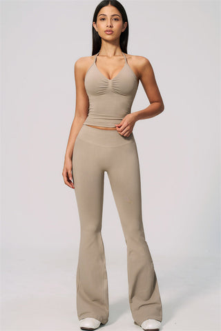 The Velvetine Flared Leggings