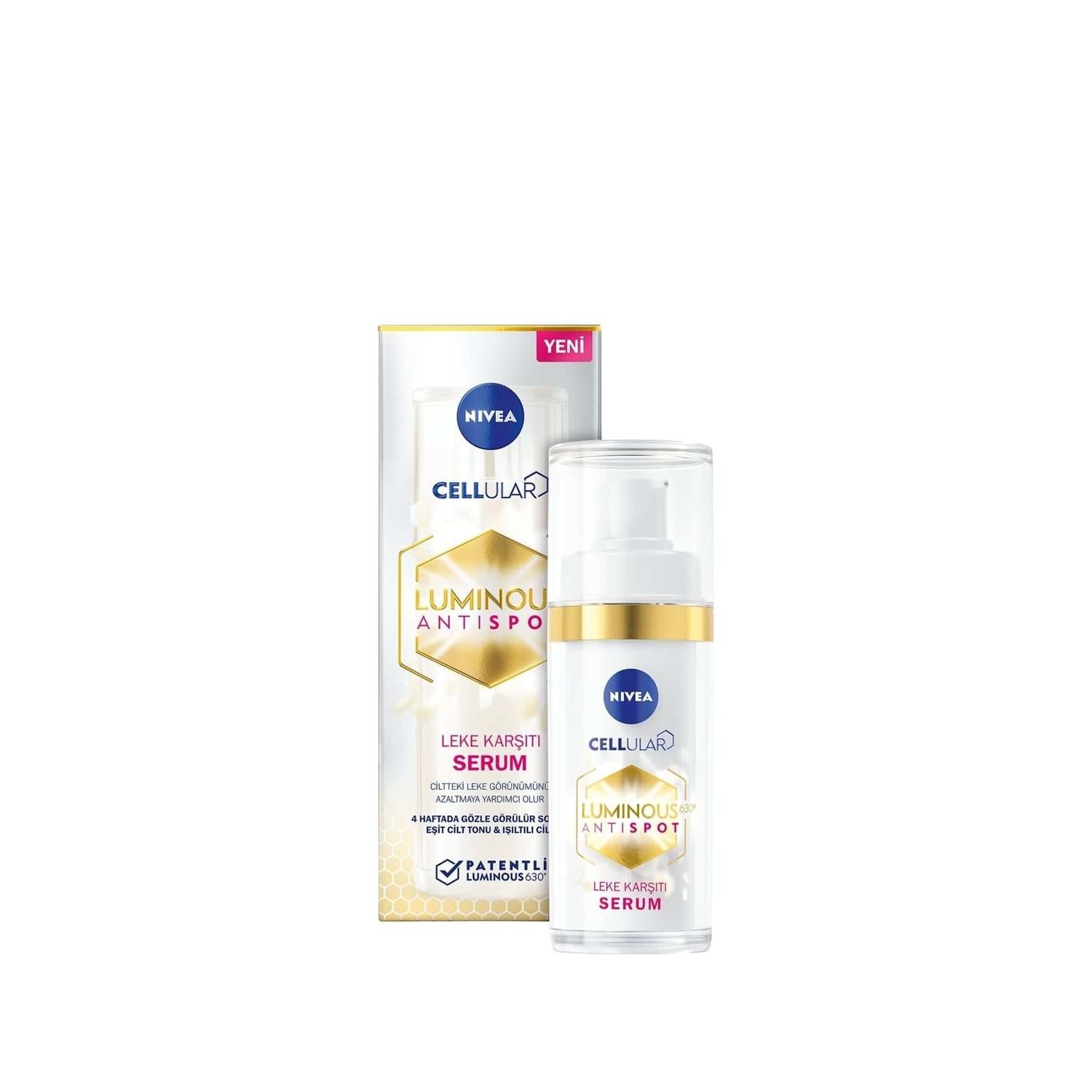 Nivea Luminous630 Anti-spot Serum - 30ml, Hyperpigmentation Treatment & Skincare Solution - Glamourous Grace