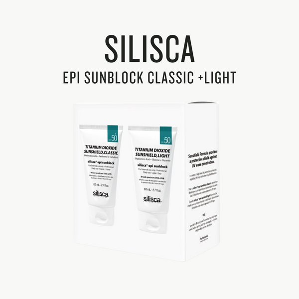 [ Silisca ]  EPI Sunblock Classic 80ML + Light 80ML - Glamourous Grace