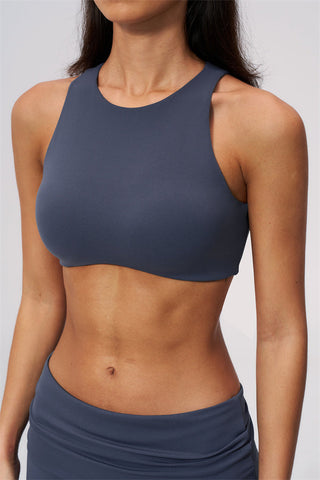 The Twirl Open Back Sports Bra Straight Leg Pants 2-Piece Set