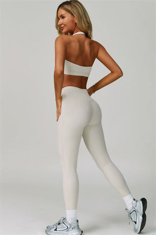 The Bold Halter Sports Bra Leggings 2-Piece Set