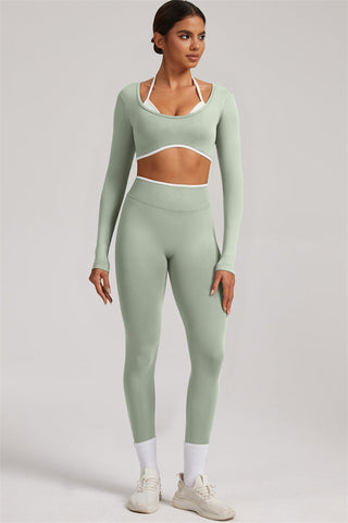 The Elevate New Long Sleeve Crop top