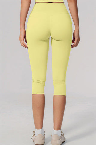 The Twirl Open Back Sports Bra Capri Leggings 2-Piece Set