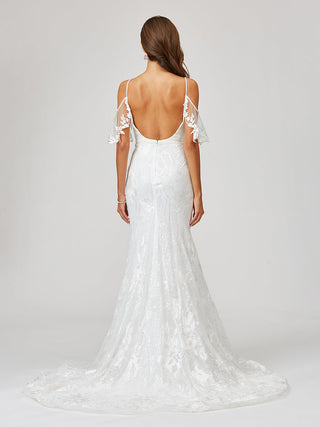 Lara 51037 - Lace Mermaid Bridal Gown - OUTLET - Glamourous Grace